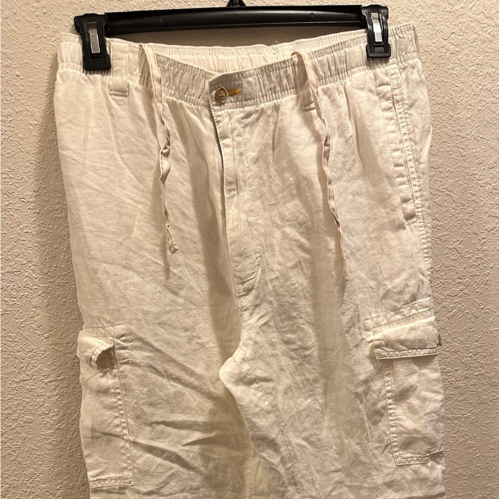 Caribbean 34”x30” white slacks